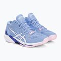 Кросівки для волейболу жіночі ASICS Sky Elite FF MT 2 light sapphire/white 4