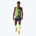 Топ для бігу чоловічий ASICS Light Graphic Singlet french blue/safety yellow 2
