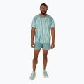 Футболка для бігу чоловіча ASICS Road All Over Print Top light celadon/celadon 2