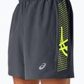 Шорти для бігу чоловічі ASICS Icon performance carrier grey / safety yellow 5