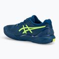 Кросівки для тенісу чоловічі ASICS Gel-Resolution 9 mako blue/safety yellow 3