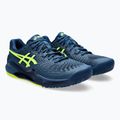 Кросівки для тенісу чоловічі ASICS Gel-Resolution 9 mako blue/safety yellow 10