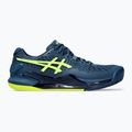 Кросівки для тенісу чоловічі ASICS Gel-Resolution 9 Clay mako blue/safety yellow 8