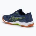 Кросівки чоловічі ASICS Gel-Rocket 11 blue expanse/safety yellow 3