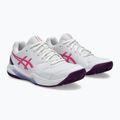 Кросівки для паделю жіночі ASICS Gel-Dedicate 8 white/dragon fruit 8