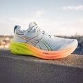 Кросівки для бігу жіночі ASICS Gel-Nimbus 26 Paris cool grey/safety yellow 8