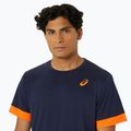 Футболка тенісна чоловіча ASICS Court SS Top midnight/shocking orange 4