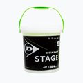 Тенісні м'ячі дитячі Dunlop Stage 1 60 шт. зелені 601342