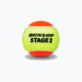 Тенісні м'ячі дитячі Dunlop Stage 2 60 шт. помаранчево-жовті 601343 2