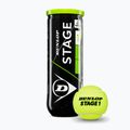 М'ячі тенісні Dunlop Stage 1 3 pack green