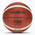 М'яч баскетбольний Molten B6G4550 FIBA brown розмір 6