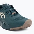 Чоловічі тенісні кросівки ASICS Gel-Resolution X Clay саксонський зелений / береза 7