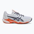 Чоловічі тенісні кросівки ASICS Solution Speed FF 3 Clay білі/сірувато-фіолетові 2