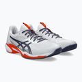 Чоловічі тенісні кросівки ASICS Solution Speed FF 3 Clay білі/сірувато-фіолетові 10