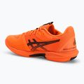Чоловічі тенісні кросівки ASICS Solution Speed FF 3 Clay шокуючого оранжево-чорного кольору 3