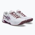 Кросівки для паделю жіночі ASICS Gel-Dedicate 8 Padel W white/dark ube 10