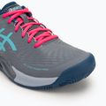 Кросівки для паделю чоловічі ASICS Gel-Challenger 14 metropolis/ energy aqua 7