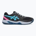 Кросівки для паделю чоловічі ASICS Gel-Dedicate 8 black/energy aqua 2