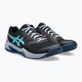Кросівки для паделю чоловічі ASICS Gel-Dedicate 8 black/energy aqua 3