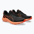 Кросівки чоловічі для бігу ASICS Jolt 5 black/cnova orange 3