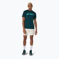 Чоловіча тенісна футболка ASICS Match Seasonal Graphic Tee saxon green 2