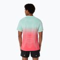 Футболка для бігу чоловіча ASICS Seamless performance coral reef/oasis green 3