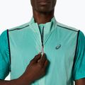 Чоловіча безрукавка Asics Metarun Packable бігова безрукавка оазис зелена 5