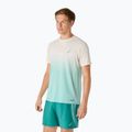 Футболка для бігу чоловіча ASICS Seamless performance birch/oasis green 4