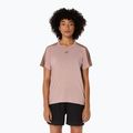 Жіноча бігова футболка ASICS Fujitrail Elite Top нейтральний рожевий / сіро-коричневий