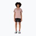 Жіноча бігова футболка ASICS Fujitrail Elite Top нейтральний рожевий / сіро-коричневий 2