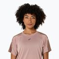 Жіноча бігова футболка ASICS Fujitrail Elite Top нейтральний рожевий / сіро-коричневий 5