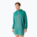 Куртка для бігу чоловіча ASICS Fujitrail Packable rainy lake/birch 4