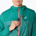 Куртка для бігу чоловіча ASICS Fujitrail Packable rainy lake/birch 8