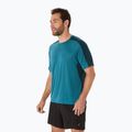 Чоловіча бігова сорочка ASICS Fujitrail Elite Top atlantis синя/саксонська зелень 4