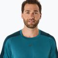 Чоловіча бігова сорочка ASICS Fujitrail Elite Top atlantis синя/саксонська зелень 5