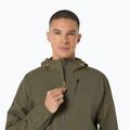 Куртка для бігу чоловіча ASICS Fujitrail Elite Waterproof mantle green 5