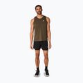Футболка для бігу чоловіча ASICS Core Singlet brown stone 2