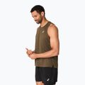Футболка для бігу чоловіча ASICS Core Singlet brown stone 4