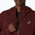 Куртка для бігу чоловіча ASICS Metarun Waterproof dark red planet 5