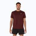 Футболка для бігу чоловіча ASICS Core dark red planet