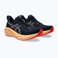 Чоловічі бігові кросівки ASICS Novablast 5 опівночі/помаранчеве сяйво 3