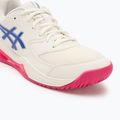 Кросівки тенісні жіночі Asics Gel-Dedicate 8 W cream/dark cobalt 7