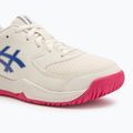 Кросівки тенісні дитячі Asics Gel-Dedicate 8 GS Jr cream/dark cobalt 7
