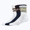 Шкарпетки ASICS Logo Crew 3 пари  midnight/dark red planet/lemongrass 2