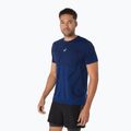 Футболка для бігу чоловіча ASICS Road Seamless illusion blue/glow yellow 4
