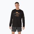 Лонгслів для бігу чоловічий ASICS Fujitrail Logo LS performance black