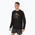 Лонгслів для бігу чоловічий ASICS Fujitrail Logo LS performance black 4