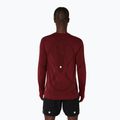 Лонгслів для бігу чоловічий ASICS Road Seamless LS dark red planet 3