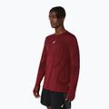 Лонгслів для бігу чоловічий ASICS Road Seamless LS dark red planet 4
