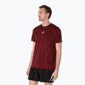 Футболка для бігу чоловіча ASICS Road Seamless dark red planet 4